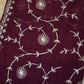 ROYAL GEORGETTE FABRIC GOTA PATTI JAAL WORK (WITH RUNNING BLOUSE)  ##SR0301