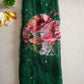 FLOWER PRINT RAJPUTI SAREE WITH AARI TARI WORK ( WITHOUT BLOUSE) ##SR0309