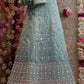 CRUSH TISSUE LEHENGA  WITH BEADS WORK ##LC020