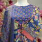 Pure cotton fabric sanganeri print anarkali suit with paint & duppata ##SP004