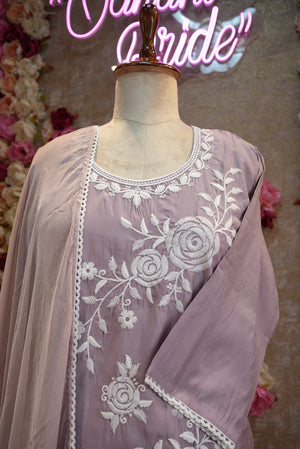 pure cotton fabric embroidery work suit with paint ##SP005