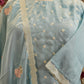 ORGANZA FABRIC STRAIGHT FIT SUIT EMBRODIRY WORK & CUT WORK DUPPATA ##SP006