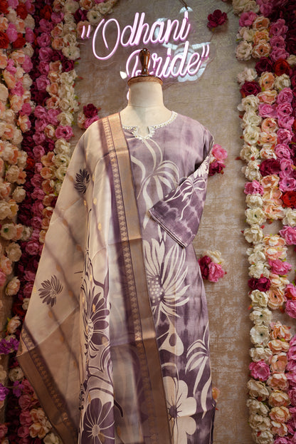 Flex cotton fabric Straight fit suit digital print ##SP012