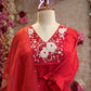 Pure Chinon fabric round Pintex suit with digital print dupatta ##SP013