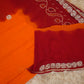 RAJSTHANI TRADITIONAL PILA CHUNRI HANDWORK SAREE (WITH BLOUSE) ##SR0271