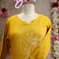 Flex febric with mustard colour co-ord set 2 pices ##SP025