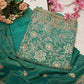 Chinon fabric handwork heavy suit with border dupatta ##SF011