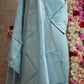 Mix cotton fabric round neck gota patti work suit sequence work dupatta ##SP027