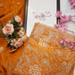 Chinon fabric handwork heavy suit with border dupatta ##SF011