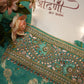 Chinon fabric heavy handwork suit with border dupatta ##SF012