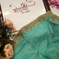 Chinon fabric heavy handwork suit with border dupatta ##SF012