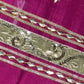 RAJASTHANI ANGI BLOUSE WITH 999 HALLMARK SILVER COIN & GAJAI, GOTA PATTI HANDWORK ##HB109