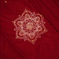 HANDMADE VELVET SHAWL WITH PITA WORK AND MANDALA ART WITH BUTI (CUSTOMISABLE) ##SH03