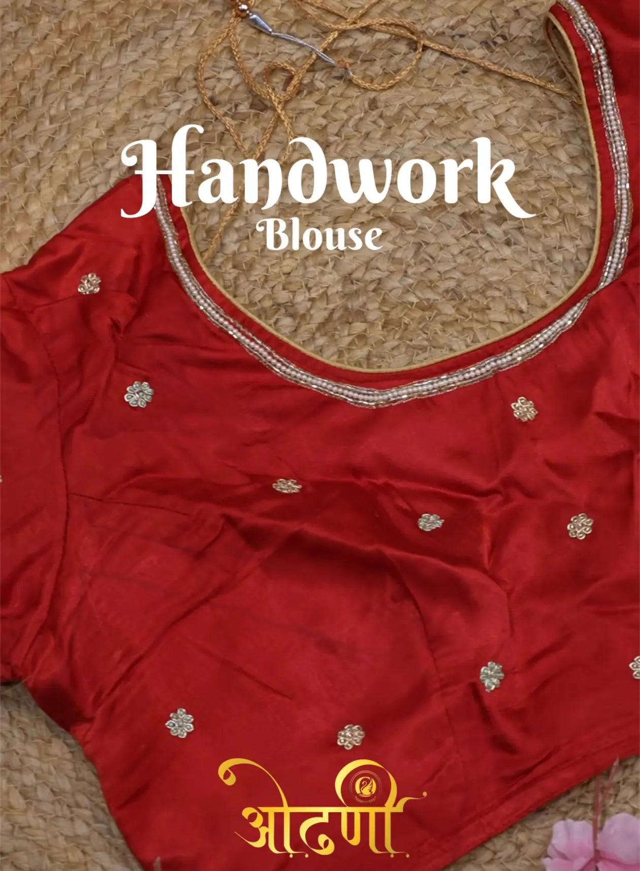Maggam Handwork Blouse on Pure Gazzi Silk Fabric (PRE-BOOKING ITEM)