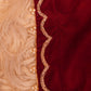 HANDMADE VELVET SHAWL WITH PITA WORK AND MANDALA ART WITH BUTI (CUSTOMISABLE) ##SH03