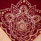 HANDMADE VELVET SHAWL WITH PITA WORK AND MANDALA ART WITH BUTI (CUSTOMISABLE) ##SH03