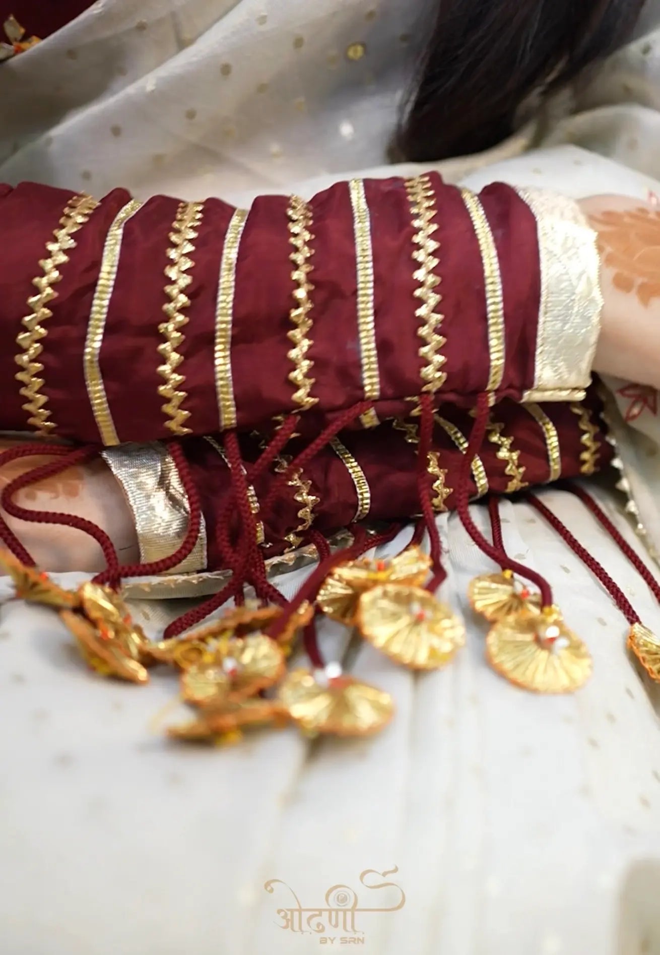 Full Sleeves Rajasthani Angi Blouse with Kachi Gota Patt (PRE-BOOKING ITEM)