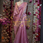 Mix Cotton Fabric with Banarasi Weaving & Buta Handwork Saree ##SR045