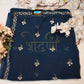 Georgette Fabric Cutdana & Buti Handwork Saree ##SR036