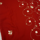RAKHI SPECIAL HANDWORK SAREE WITH JAAL PATTERN AND SEUQENCE WORK (WITH BLOUSE) (6.15 MTR CUT) ##SR0237
