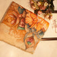 Chinon fabric digital print handwork saree ## SR029