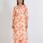 Pure Super Cotton 3-Piece Suit with Dupatta (PEACH) SNV ##SP029