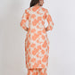 Pure Super Cotton 3-Piece Suit with Dupatta (PEACH) SNV ##SP029