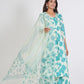 PURE SUPER COTTON 3-PEICE SUIT WITH DUPATTA (SKY BLUE) SNV ##SP030