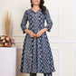 PURE SUPER COTTON 3-PIECE SUIT WITH DUPATTA (BLUE) SNV ##SP046