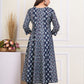 PURE SUPER COTTON 3-PIECE SUIT WITH DUPATTA (BLUE) SNV ##SP046