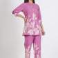 PURE SUPER COTTON CO-ORD SET SUIT (PURPLE) SNV ##SP053