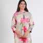 PURE SUPER COTTON CO-ORED SET SUIT (CREAM) SNV ##SP052