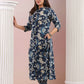 PURE SUPER COTTON CO-ORD SET SUIT (BLUE) RASS ##SP057