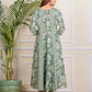 PURE SUPER COTTON 3-PIECE SUIT WITH DUPATTA (GREEN) SNV ##SP034