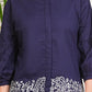 PURE SUPER COTTON CO-ORD SET WITH FLURAL PRINT (NEAVY BLUE) SNV ##SP036
