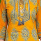PURE SUPER COTTON 3-PIECE SUIT WITH DUPATTA (MUSTARD) SNV ##SP041