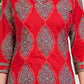 PURE SUPER COTTON 3-PIECE SUIT WITH DUPATTA (RED) SNV ##SP044