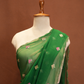 ROYAL GEORGETTE FABRIC SAREE WITH SMALL BUTI DESIGN AND CUT WORK BORDER (WITH RUNNIG BLOUSE) ##SR616