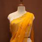 ROYAL GEORGETTE FABRIC SAREE WITH SMALL BUTI DESIGN AND CUT WORK BORDER (WITH RUNNIG BLOUSE) ##SR616