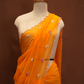 ROYAL GEORGETTE FABRIC SAREE WITH SMALL BUTI DESIGN AND CUT WORK BORDER (WITH RUNNIG BLOUSE) ##SR616