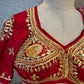 RAJASTHANI ANGI BLOUSE WITH KACHI GOTA PATTI HANDWORK ##HB053