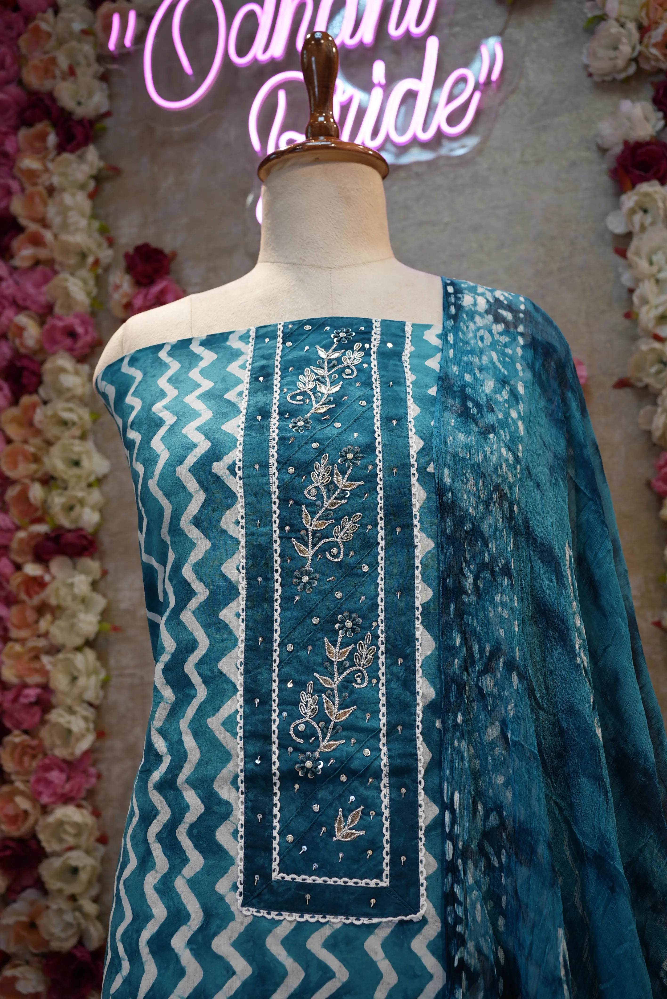 SAWAN SPECIAL PURE COTTON 3-PIECE SUIT (UNSTITCHED)