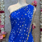 RAJASTHANI BANDHANI SAREE WITH GOTA PATTI & CUTDANA WORK BORDER ON ROAYL CHIFFON FABRIC (WITH RUNING BLOUSE) ##SR503