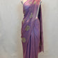 ROYAL CHIFFON FABRIC SAREE WITH VINTAGE SEQUENCE,CUTDANA BUTA WORK  ##SR592