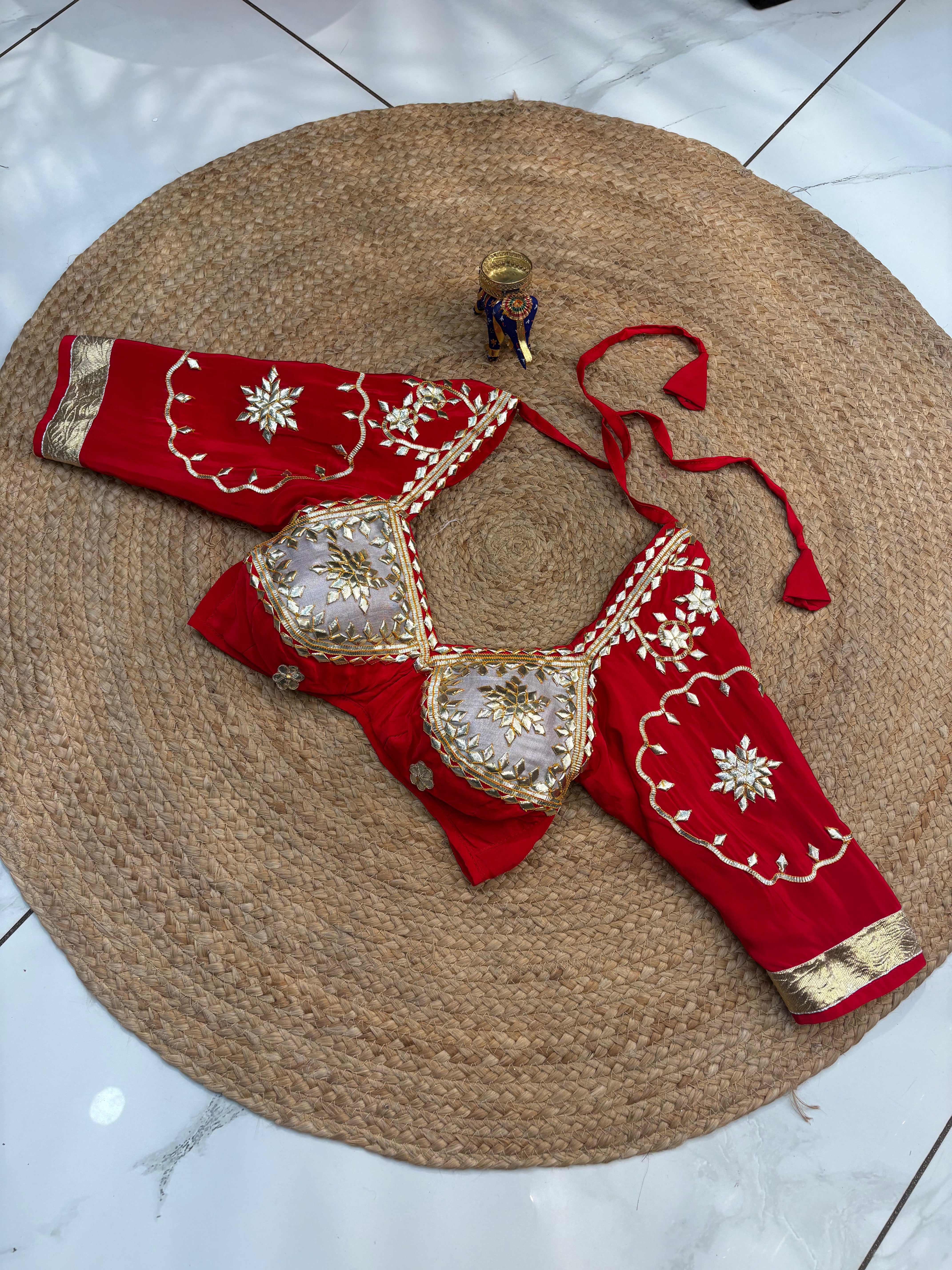 Raat Rani Angi Blouse with Gota Patti Work (PRE-BOOKING ITEM)