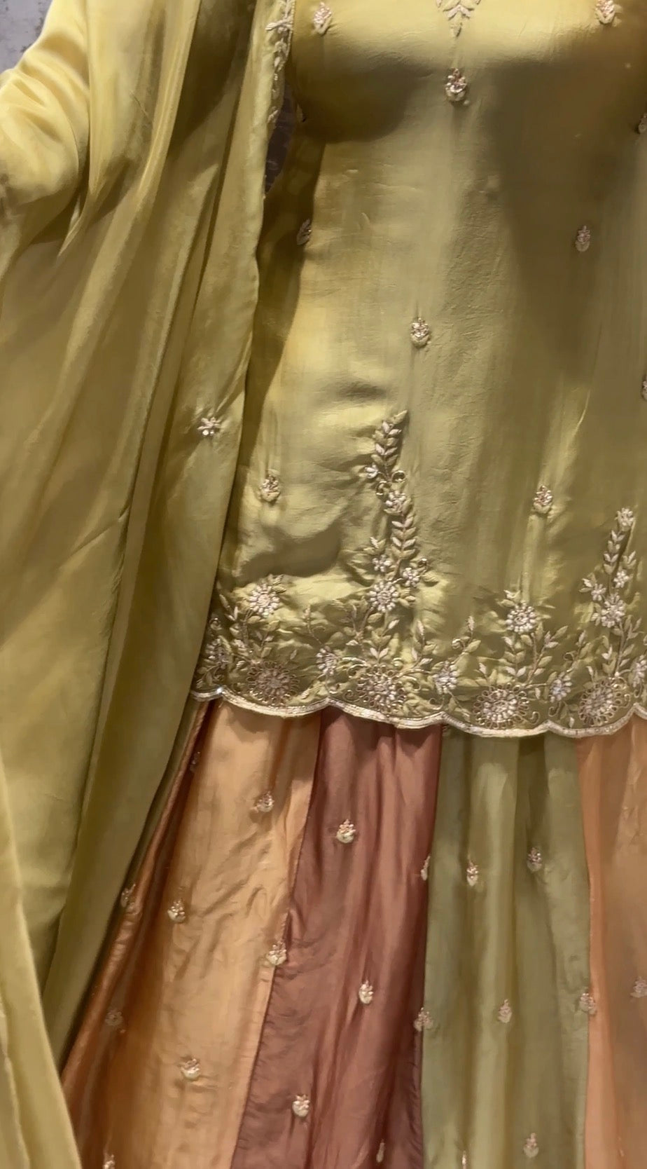 Kalkatta Handwork Sharara Suit