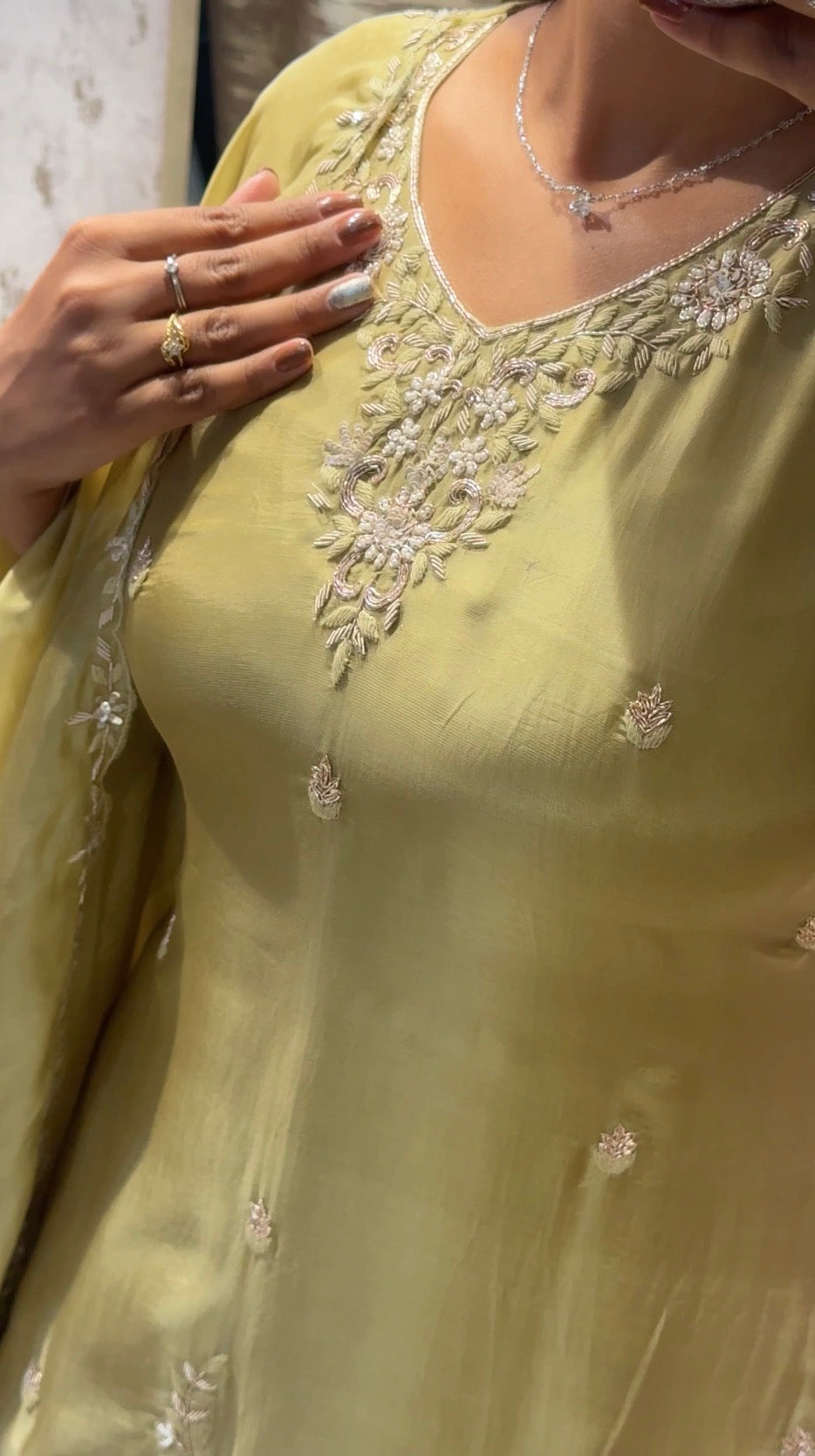 Kalkatta Handwork Sharara Suit