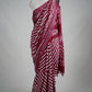 LINEN COTTON FABRIC LEHRYA SAREE WITH BATIK PRINT (WITH BLOUSE)     ##SR0303