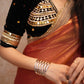 SITAARA RAJASTHANI ANGI BLOUSE WITH SABYASACHI DESGINER LACE SAREE (WITH BLOUSE) ##SR609