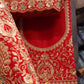 FULL FLAIR BRIDAL WITH PEACOCK PATTERN & DOUBLE DUPATTA | HEAVY BLOUSE |   ##BR01